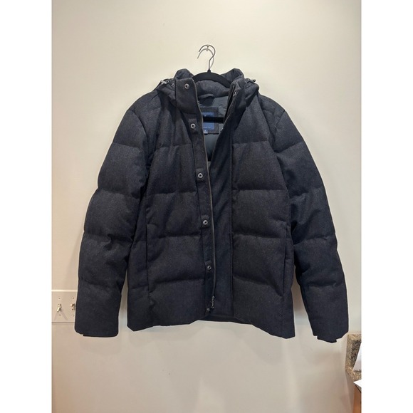 Brooks Brothers Explorer Collection Tech Puffer Wool Blend Down Size Medium $698 - Picture 1 of 14